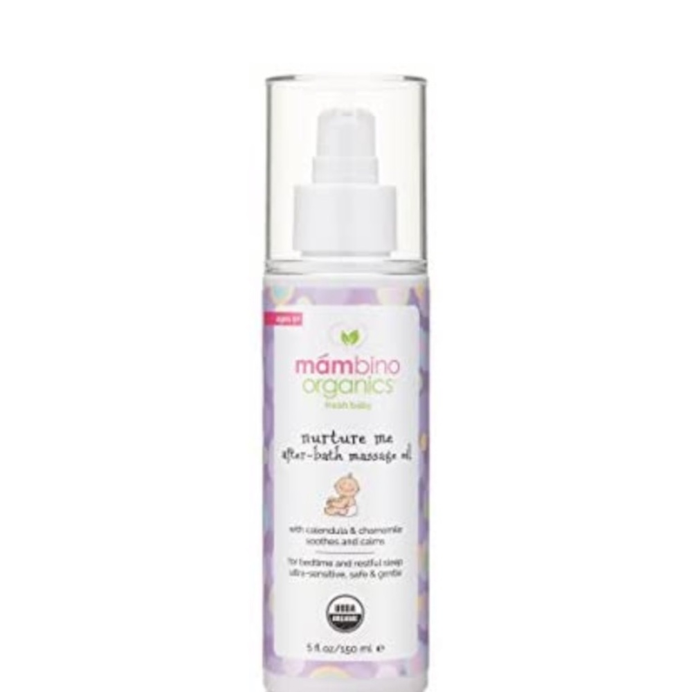 Mambino Organics Nurture Me after bath massage oil
